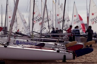 Cancelled racing during the Barcelona Olympic Sailing Week March 2004