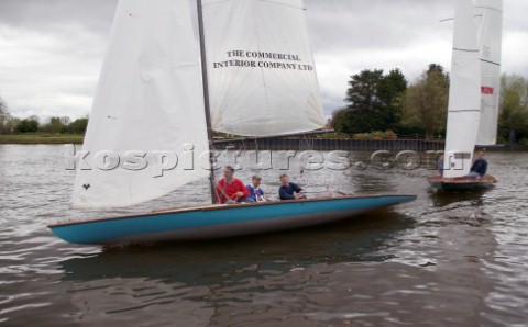 The official river launch of the restored Thames ARater Ulva owned by professional racing sailor and