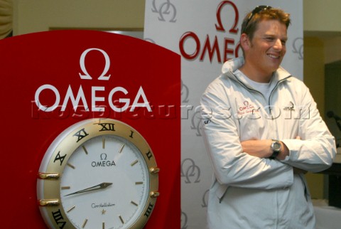 Team New Zealands Dean Barker at the presentation of the Omega Match Racing Team at the Investors Gu