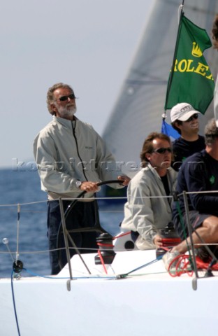 Capri 20 May  2004 Rolex Ims Offshore World Championship  2004 Mauro Pelaschier at the helm of SeaWo