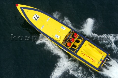 Powerboat P1 Evolution Class Team Dino Bianchi Pilot  Aldo Gliori  Grand Prix of Trieste 2004