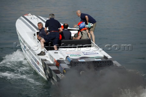 28504 Vallette Malta The Italian boat Cantieri del Mediterraneo finished the practise with engine tr