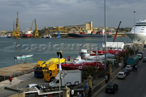 28504Valletta MaltaThe fleet in Valletta Harbour prepare for tomorrows endurance race around Malta