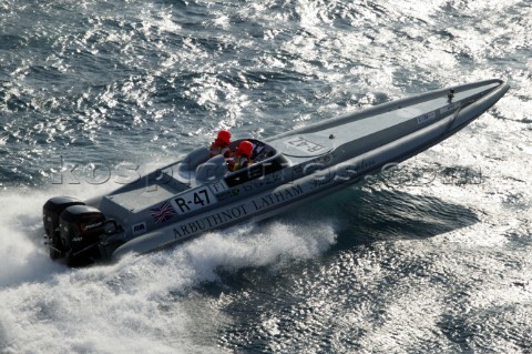 RiB  Buzzi Bullet Powerboat P1 racing in Malta