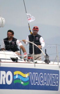 Punta Ala (ITA) June 2004IMS European Championship 2004Paolo Cian at the helm of  Twin Soul