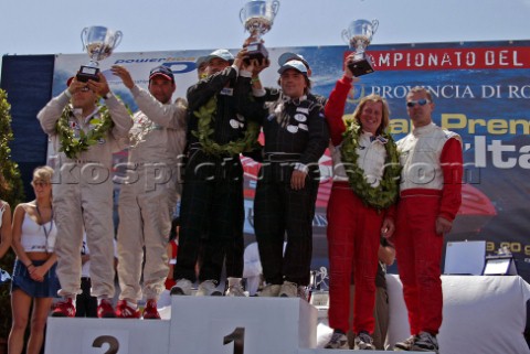 Powerboat P1 World Championships 2004  Grand Prix of Italy Overall Prizegiving Supersport Class Winn