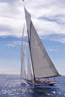 Classic sailing yacht Lady Anne.