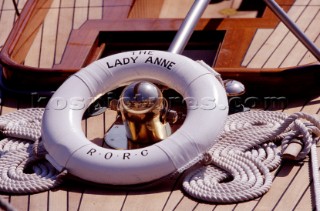 Lady Anne - Deck deteils - Life Jacket.
