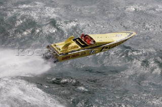 The Powerboat P1 British Grand Prix 2004 in Brighton UK.