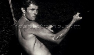 British Olympic Sailng Team - Nick Dempsey (Mens windsurfing) - calendar For Gold by Kos. To order please visit www.gbrsailing.org.uk