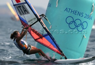 Athens 15 08 2004. Olympic Games 2004  . Mistral F. ALESSANDRA SENSINI (ITA).