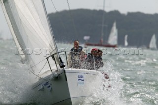 J80 Jabba during Cowes Week 2004