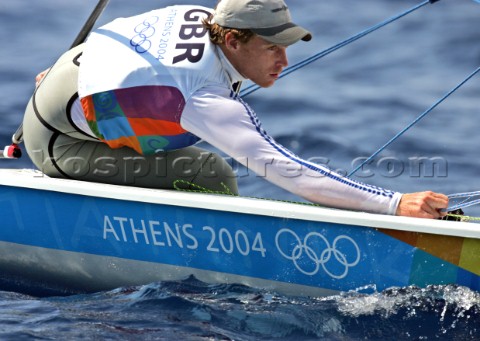 Athens 19 08 2004 Olympic Games 2004   PAUL GOODISON GBR Laser