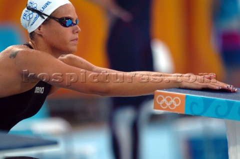 Athens 200421st August 2004Swimming Laure Manadou FRA