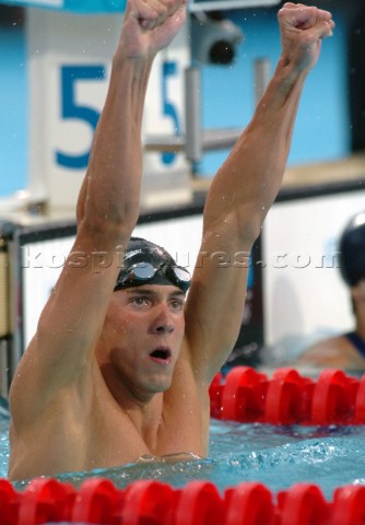 Athens 200421st August 2004Swimming Michael Phelps USA