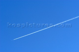 Jet plane in the sky