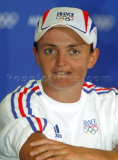 Athens 25 08 2004. Olympic Games 2004  . Mistral F. FAUSTINE MERRET (FRA). Gold.
