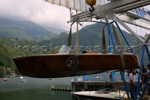 Menaggio  Lake Como 24  27 june Meeting for vintage and classic motorboats Run about one of the Ital