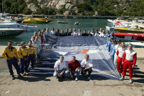 Powerboat P1 World Championship 2004  Grand Prix of Poltu Quatu in Sardinia Italy 