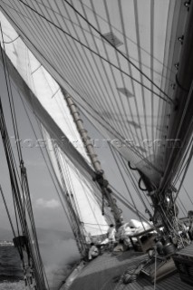The classic yacht Eleanora during the Voiles de St Tropez 2004