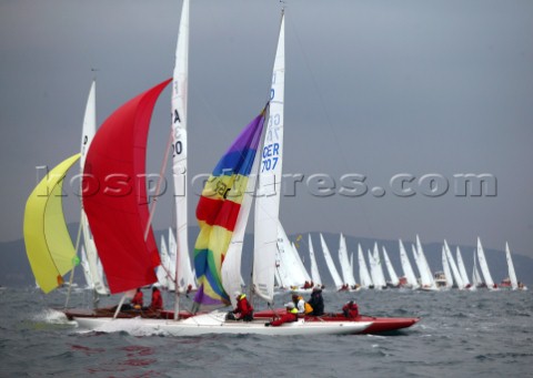 75th Dragon Anniversary Regatta 2004 in St Tropez was attended by 270 keelboats Dragons competed fro