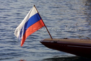 Russian ensign flag