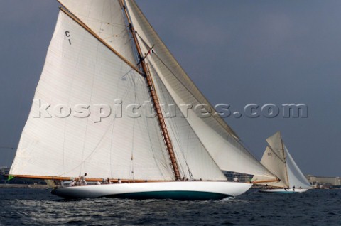 Classic sloop Mariquita at Les Regates Royales Cannes FRA September 2004