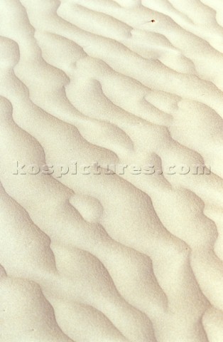 Detail of ripples in sand