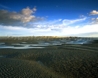 Low tide at East Head Beach, Chichester harbour, West Sussex