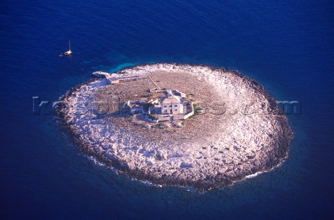 Pokonski Dol lighthouse Hvar Island Croatia
