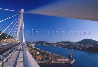 The new bridge, Dubrovnik, Croatia.