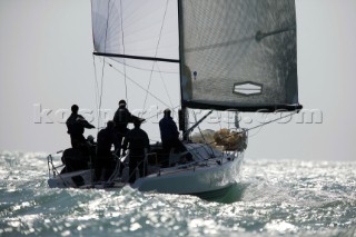 Farr 40 Morning Glory owned by German businessman Hasso Plattner of SAP during Key West Race Week 2005 with Russell Coutts as tactician