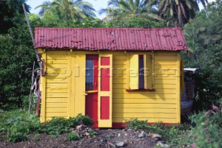 Wooden hut, Caribbean
