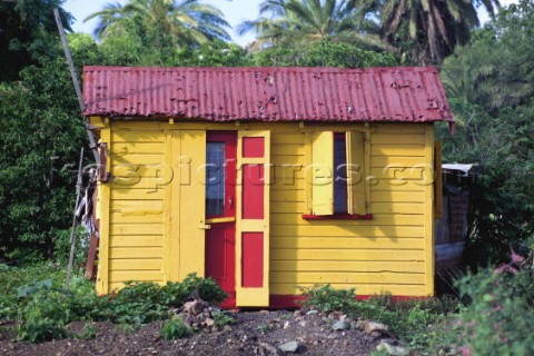 Wooden hut Caribbean