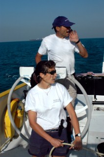Skipper David Scully and crew Claire Bailey Cheyenne