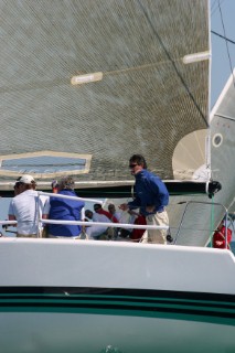 Russell Coutts tactician onboard Farr 40 Morning Glory in Key West Race Week 2005