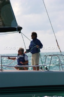 Russell Coutts tactician onboard Farr 40 Morning Glory in Key West Race Week 2005