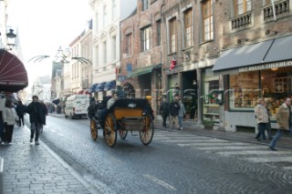 City street, Brugge, Belgium