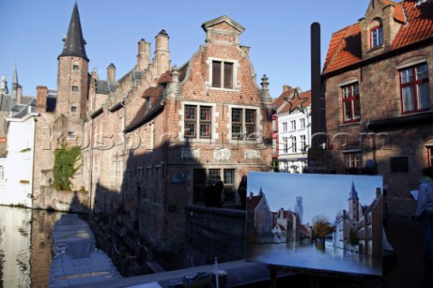 Town centre Brugge Belgium