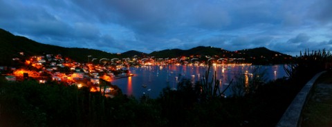 Admiralty Bay Bequia by night