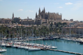 View over the harbour in Palma, Mallorca
