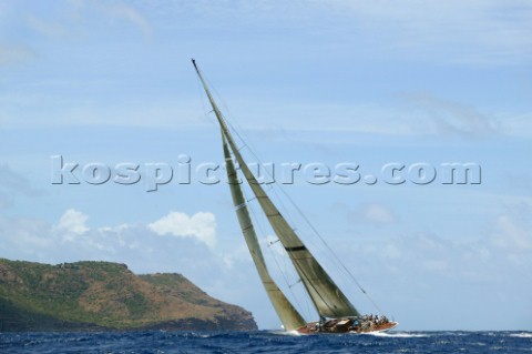 Antigua Classic Yacht Regatta 2004 137ft JClass sloop RANGER