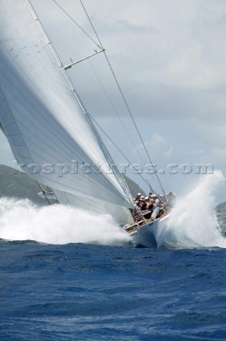 Antigua Classic Yacht Regatta 2004 137ft JClass sloop RANGER