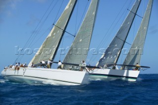 Antigua Sailing Week 2004, Z86 Pyewacket and Morning Glory