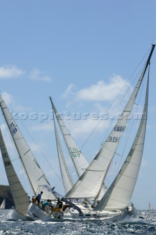 Antigua Sailing Week 2005 JUST DU 4 IT  Dufour 44