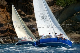 Antigua Sailing Week 2005. TANGO MIKE (BUDGET MARINE). BLUE PETER