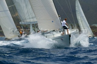 Antigua Sailing Week 2005. GEFION - Petersen 73