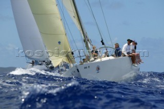 Antigua Sailing Week 2005. RUMOR - Frers 45