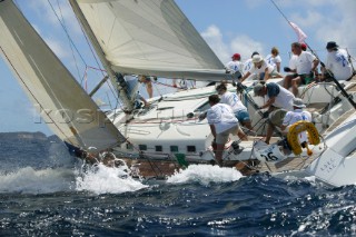 Antigua Sailing Week 2005. DISCO INFERNO II - FIRST 47.7. 2nd place Racer/Cruiser 1
