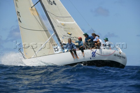 Antigua Sailing Week 2005 LOST HORIZON II Antigua  Olson 30 skipper Jamie Dobbs